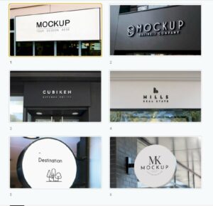 kích thước bảng hiệu